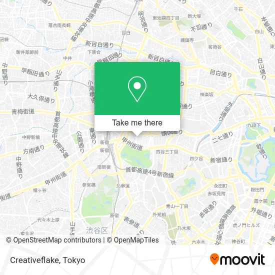 Creativeflake map