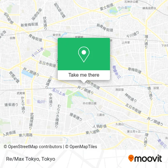 Re/Max Tokyo map