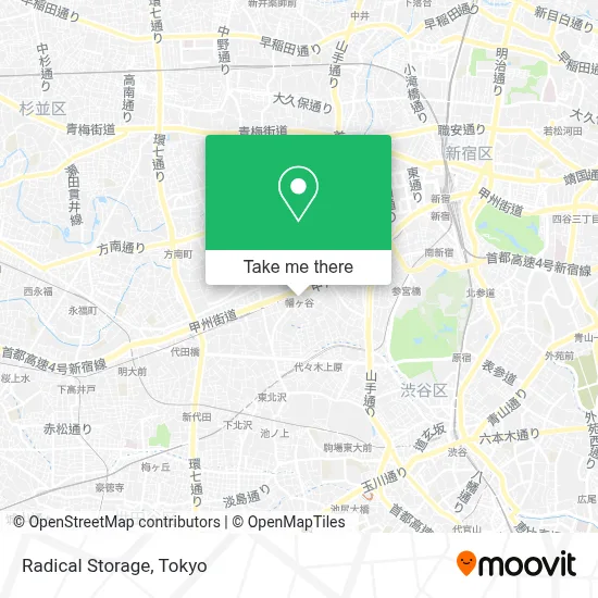 Radical Storage map