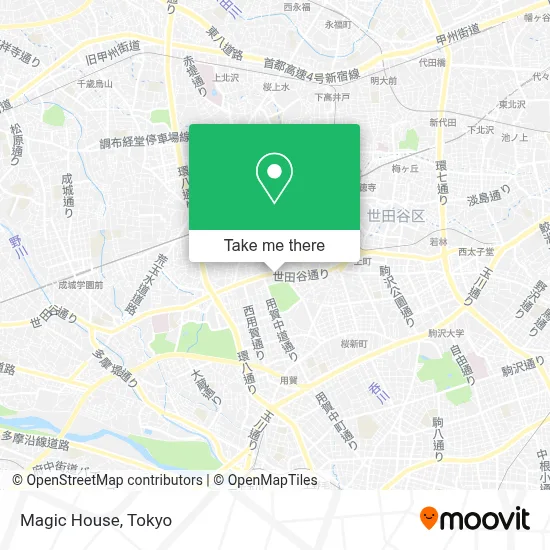 Magic House map