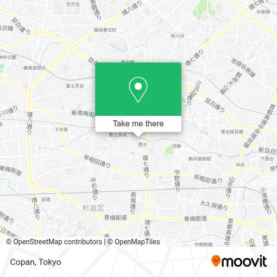 Copan map