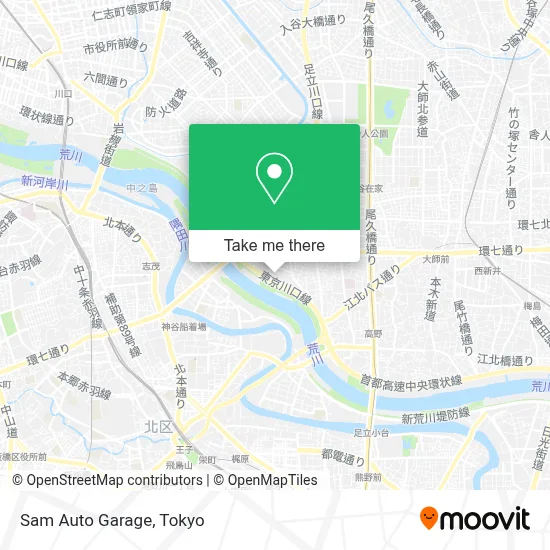 Sam Auto Garage map