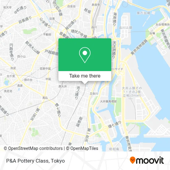 P&A Pottery Class map