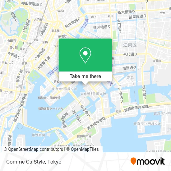 Comme Ca Style map