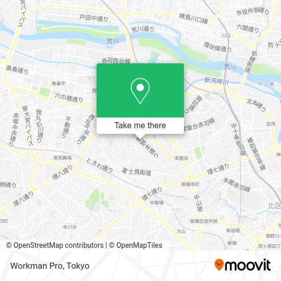 Workman Pro map