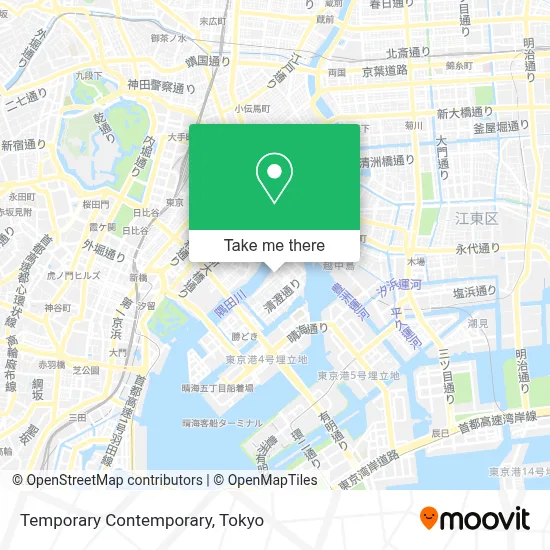 Temporary Contemporary map