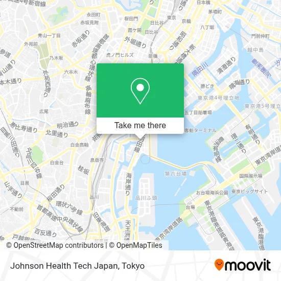 Johnson Health Tech Japan map