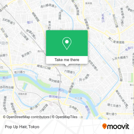 Pop Up Hair map