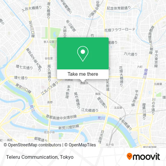 Teleru Communication map