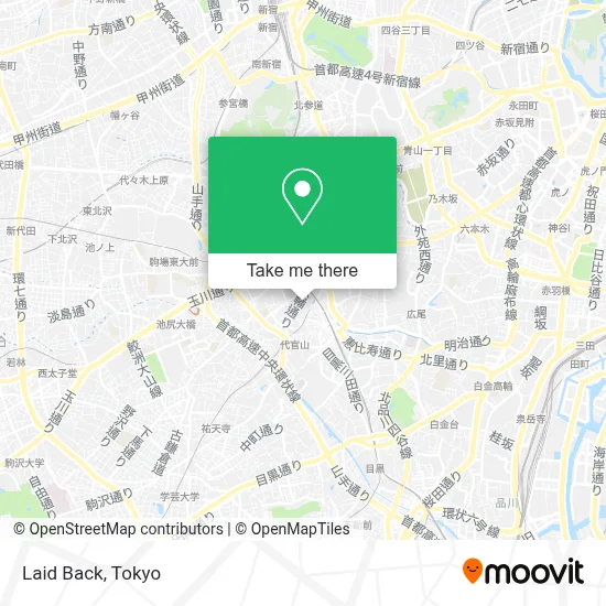 Laid Back map
