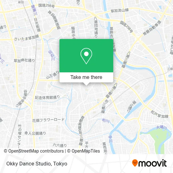 Okky Dance Studio map