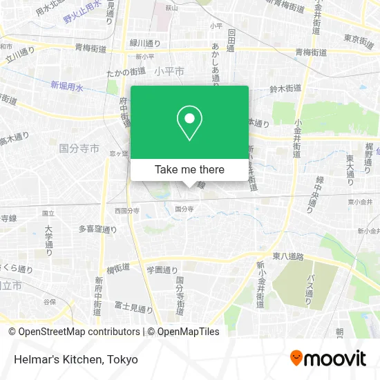 Helmar's Kitchen map