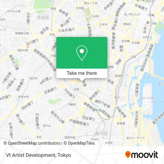 Vt Artist Development map