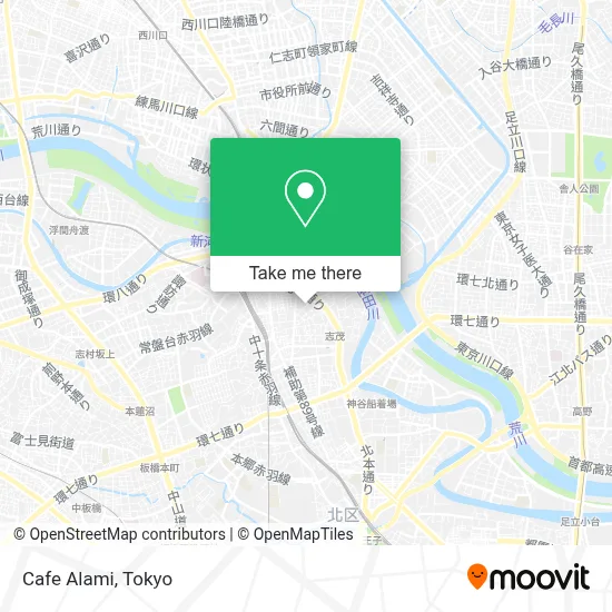 Cafe Alami map