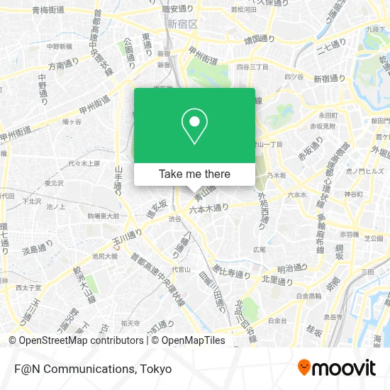 F@N Communications map
