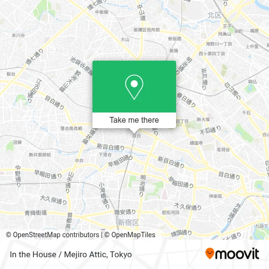 In the House / Mejiro Attic map