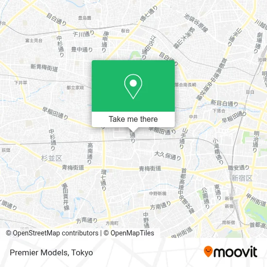 Premier Models map