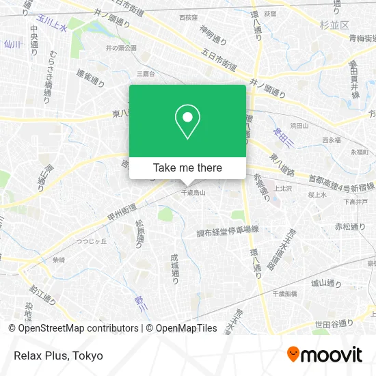 Relax Plus map