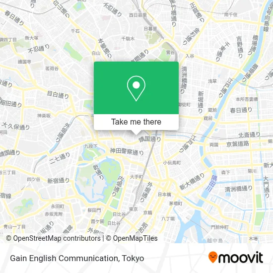 Gain English Communication map