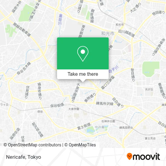 Nericafe map