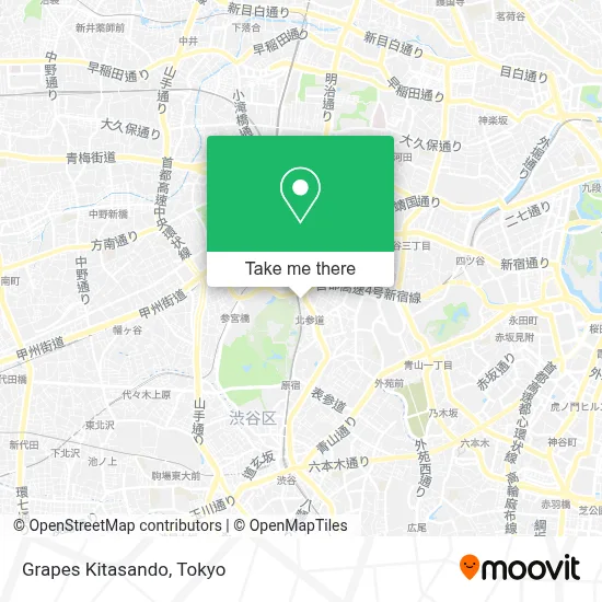 Grapes Kitasando map
