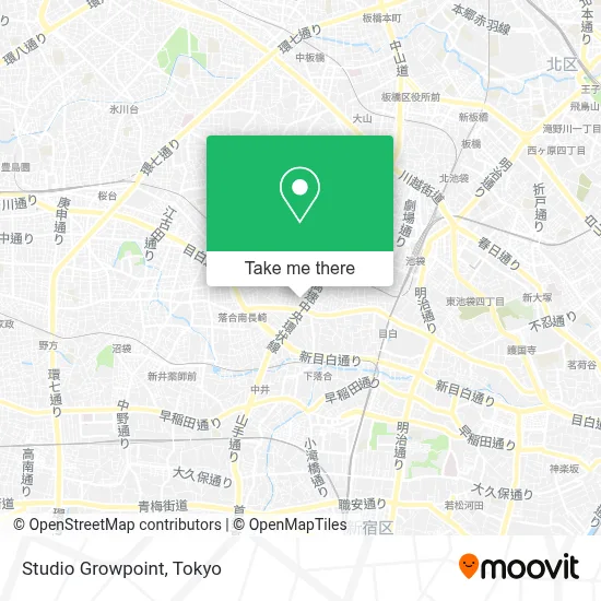 Studio Growpoint map