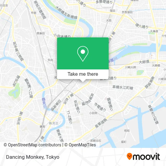 Dancing Monkey map