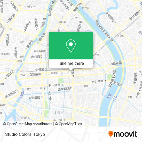Studio Colors map