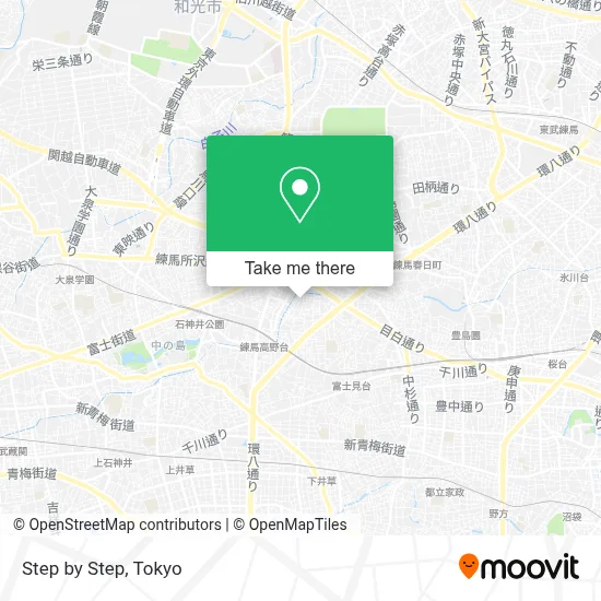 Step by Step map