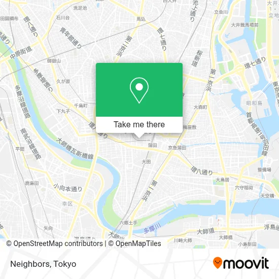 Neighbors map