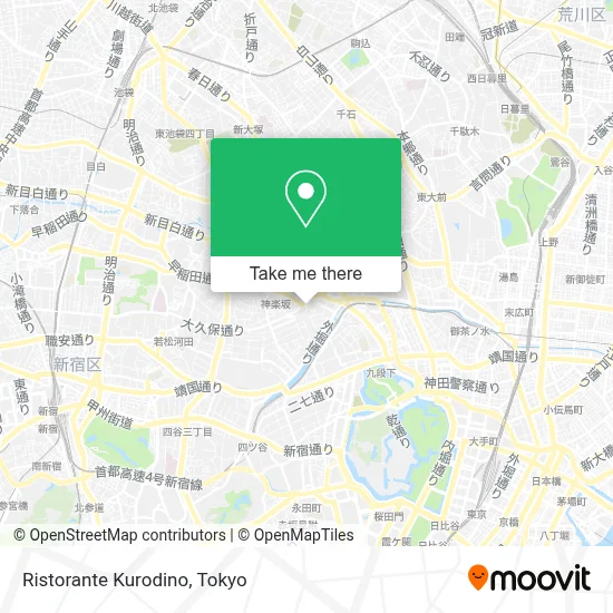Ristorante Kurodino map