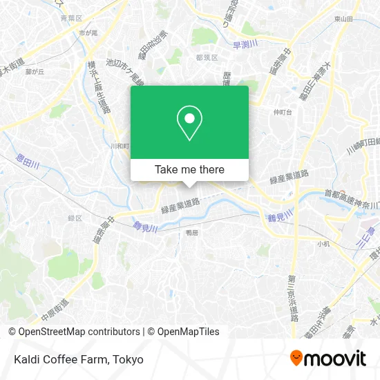Kaldi Coffee Farm map