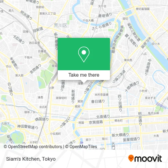 Siam's Kitchen map