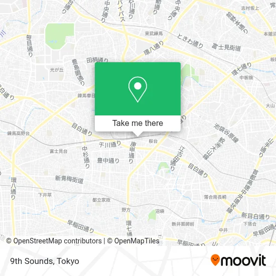 9th Sounds map