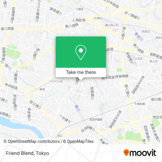 Friend Blend map