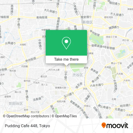 Pudding Cafe 448 map