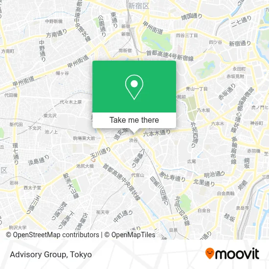 Advisory Group map