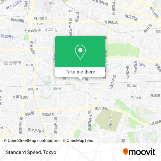 Standard Speed map