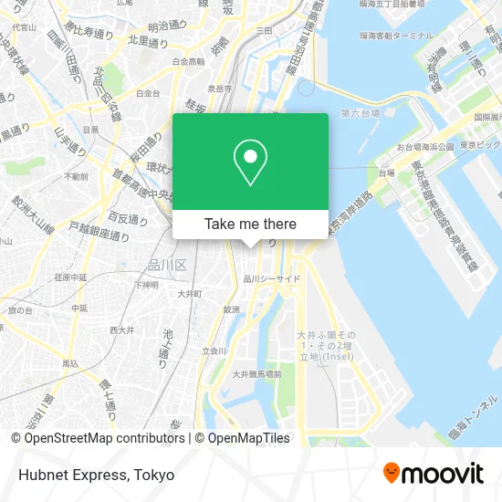 Hubnet Express map