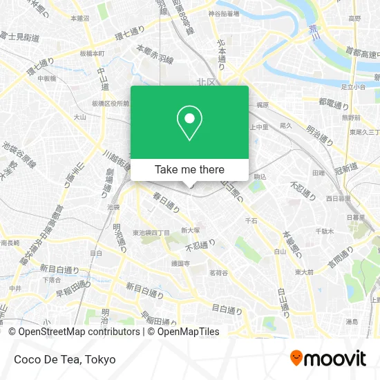 Coco De Tea map