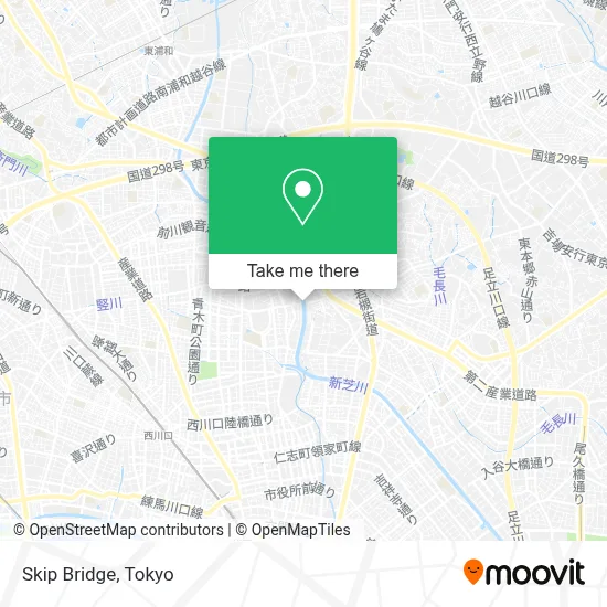 Skip Bridge map