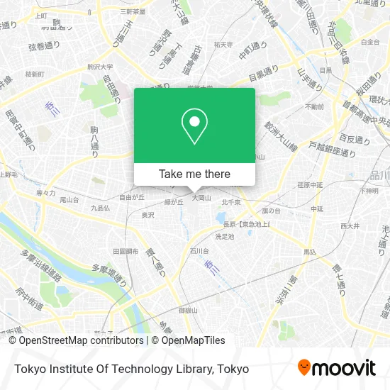 Tokyo Institute Of Technology Library map
