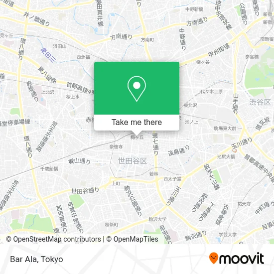 Bar Ala map