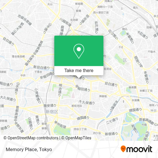 Memory Place map