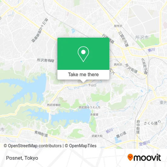 Posnet map