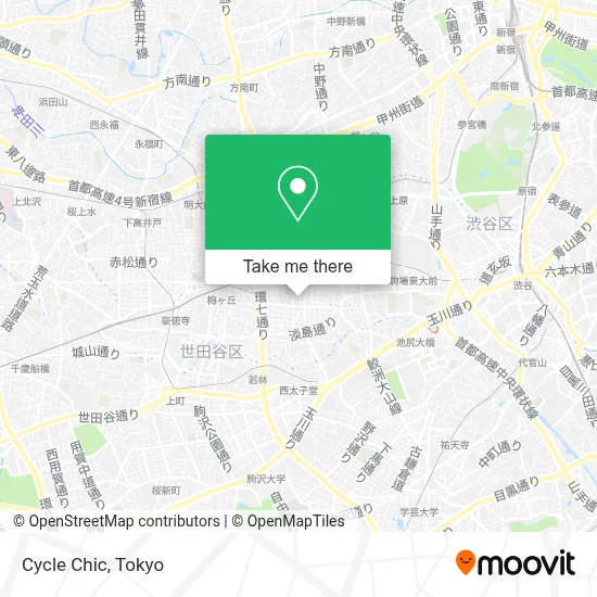 Cycle Chic map