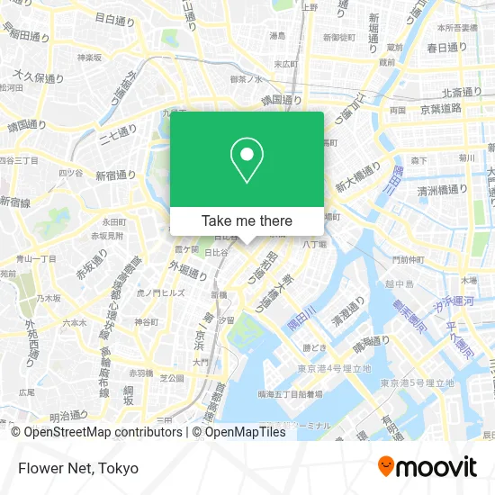Flower Net map