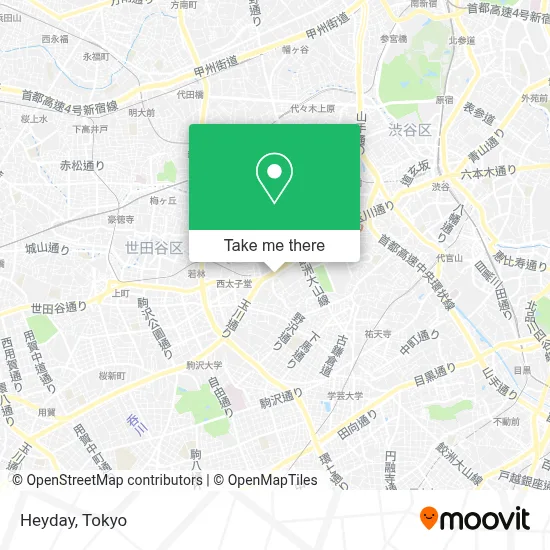 Heyday map