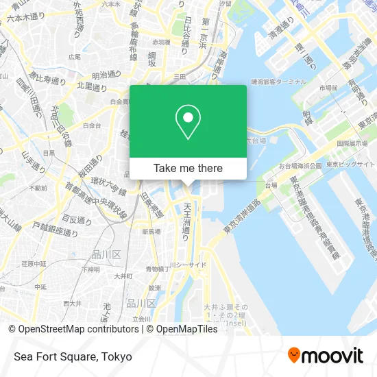 Sea Fort Square map