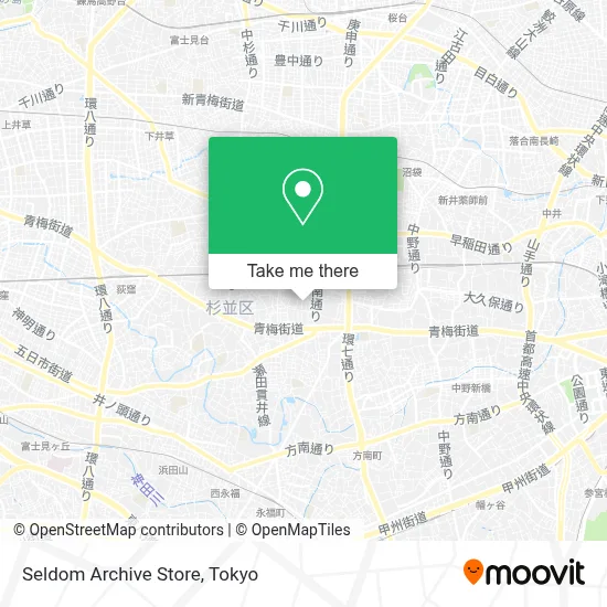 Seldom Archive Store map